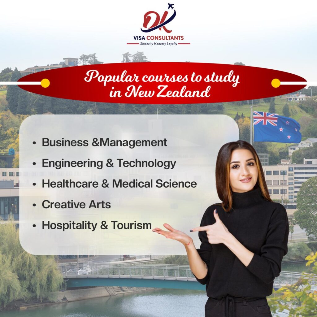 Popular Courses to Study in New Zealand