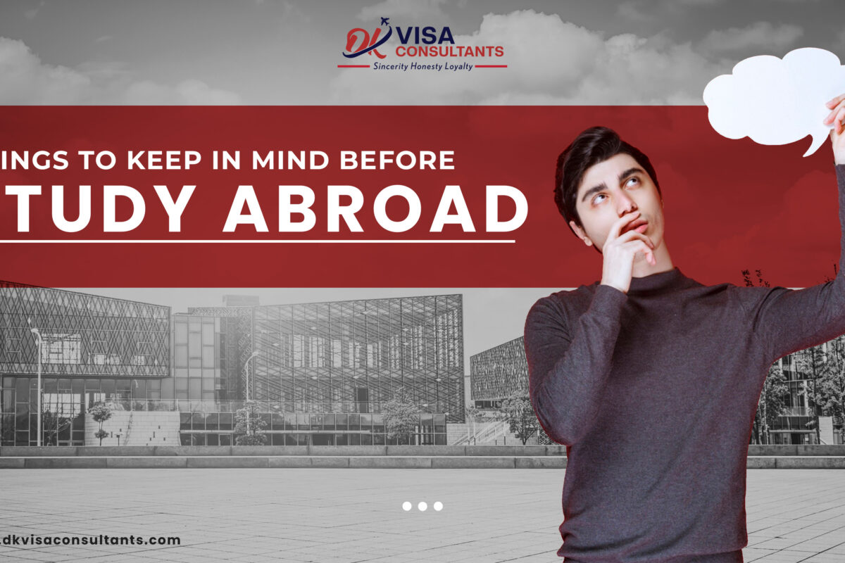Things to keep in mind before study abroad