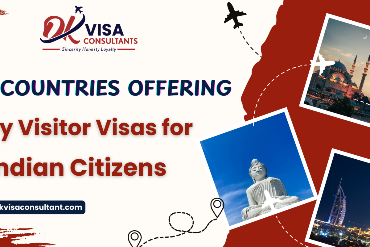 Top Countries Offering Easy Visitor Visas for Indian Citizens