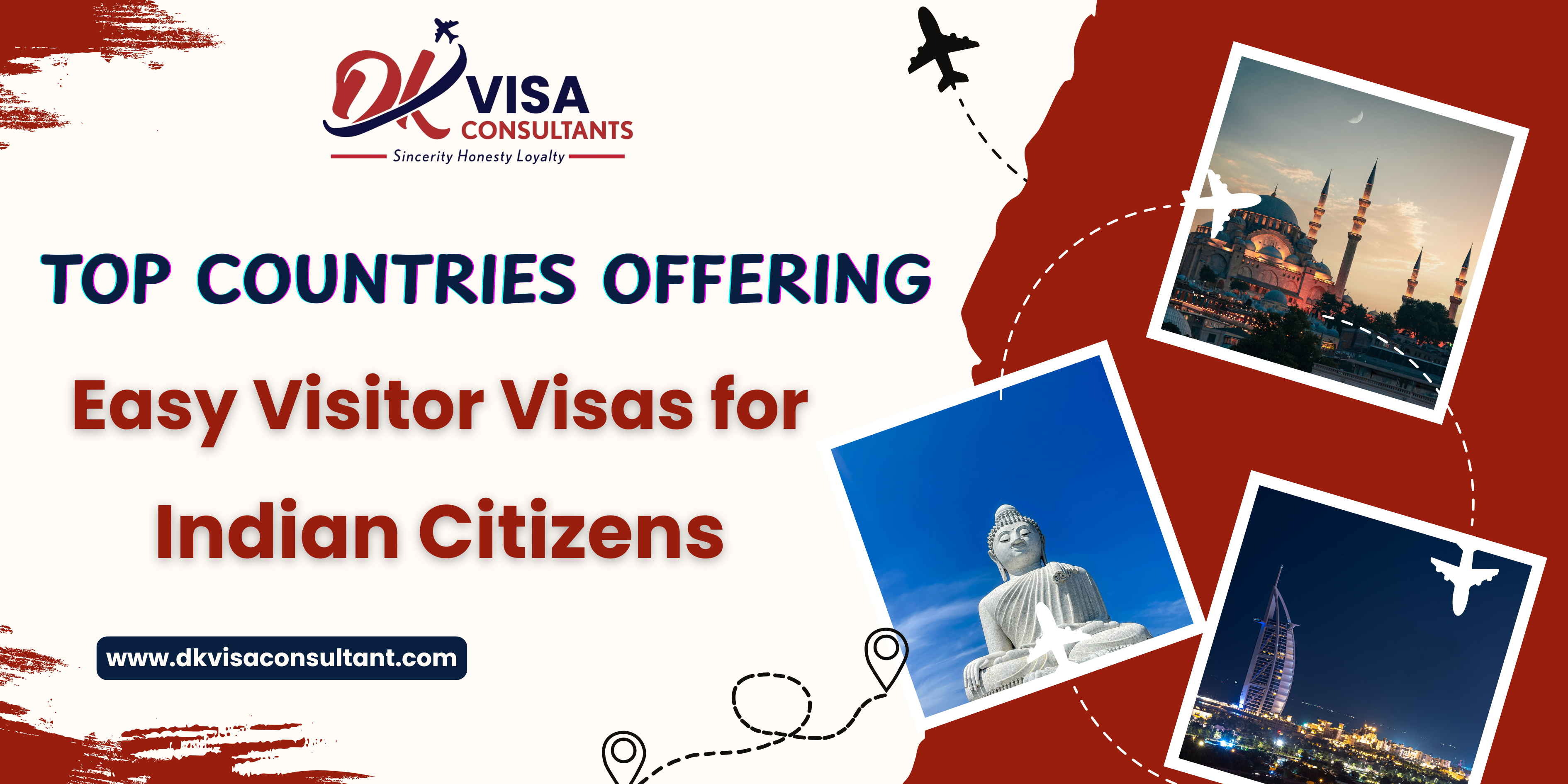 Top Countries Offering Easy Visitor Visas for Indian Citizens